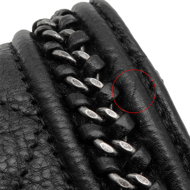 シャネル CHANEL ボーイシャネル ミニ チェーンショルダー ブラック キャビアスキン ショルダーバッグ シルバー金具 黒