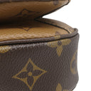 ルイヴィトン LOUIS VUITTON ポシェット メティス MM M44876 モノグラムリバース モノグラムキャンバス モノグラムリバースキャンバス 2WAYバッグ ゴールド金具 茶