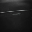 バレンシアガ BALENCIAGA エブリデイ カメラバッグ 552370 ブラック×グレー×ホワイト レザー ショルダーバッグ シルバー金具 ロゴ 総柄 ショルダー