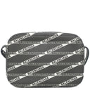 バレンシアガ BALENCIAGA エブリデイ カメラバッグ 552370 ブラック×グレー×ホワイト レザー ショルダーバッグ シルバー金具 ロゴ 総柄 ショルダー