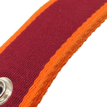 エルメス HERMES ブリッド ア ブラック PM オランジュフー コットンキャンバス ポーチ シルバー金具 バニティ Hロゴ バス用ポーチ