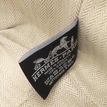 エルメス HERMES ブリッド ア ブラック PM オランジュフー コットンキャンバス ポーチ シルバー金具 バニティ Hロゴ バス用ポーチ