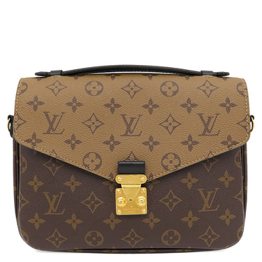 ルイヴィトン LOUIS VUITTON ポシェット メティス MM M44876 モノグラムリバース モノグラムキャンバス モノグラムリバースキャンバス 2WAYバッグ ゴールド金具 茶