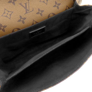 ルイヴィトン LOUIS VUITTON ポシェット メティス MM M44876 モノグラムリバース モノグラムキャンバス モノグラムリバースキャンバス 2WAYバッグ ゴールド金具 茶
