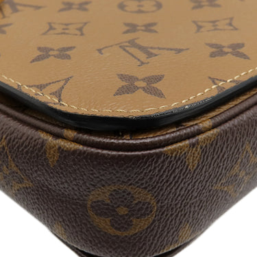 ルイヴィトン LOUIS VUITTON ポシェット メティス MM M44876 モノグラムリバース モノグラムキャンバス モノグラムリバースキャンバス 2WAYバッグ ゴールド金具 茶