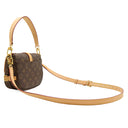 ルイヴィトン LOUIS VUITTON ソミュール BB M46740 モノグラム モノグラムキャンバス 2WAYバッグ ゴールド金具 茶 ハンドバッグ ショルダー