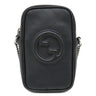 グッチ GUCCI ブロンディ ミニ チェーン ショルダー 760315 ブラック レザー ショルダーバッグ シルバー金具 黒 GG ロゴ ポシェット