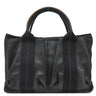 エルメス HERMES キャラバン ホリゾンタルPM ブラック ヴォーデルマ 2WAYバッグ ブラック金具 オレンジ金具 ハンドバッグ ショルダー