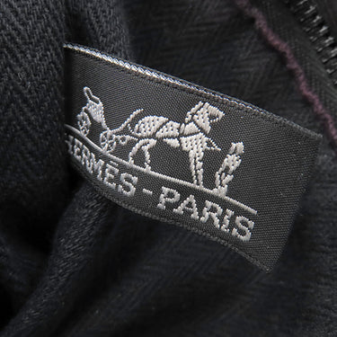 エルメス HERMES キャラバン ホリゾンタルPM ブラック ヴォーデルマ 2WAYバッグ ブラック金具 オレンジ金具 ハンドバッグ ショルダー