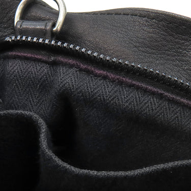 エルメス HERMES キャラバン ホリゾンタルPM ブラック ヴォーデルマ 2WAYバッグ ブラック金具 オレンジ金具 ハンドバッグ ショルダー