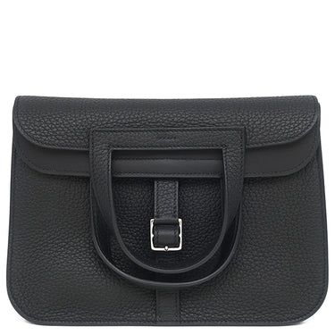 エルメス HERMES アルザン 25 ブラック トリヨンクレマンス 2WAYバッグ シルバー金具 黒 ハンドバッグ ショルダー