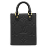 ルイヴィトン LOUIS VUITTON プティット サックプラ M81417 ノワール モノグラムアンプラント 2WAYバッグ ゴールド金具 黒 ショルダー