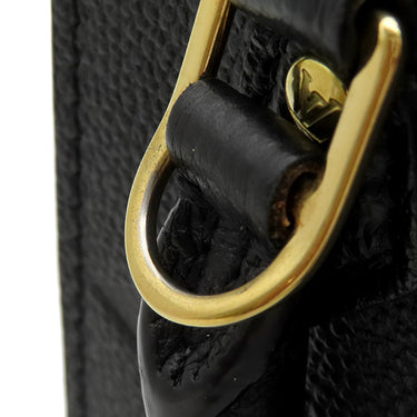 ルイヴィトン LOUIS VUITTON プティット サックプラ M81417 ノワール モノグラムアンプラント 2WAYバッグ ゴールド金具 黒 ショルダー