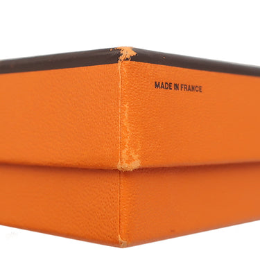 エルメス HERMES ベアンスフレ ルージュカザック ヴォーエプソン 長財布 シルバー金具 赤