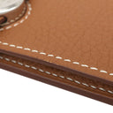 エルメス HERMES ドゴンデュオ ドゴンGM ゴールド トゴ 長財布 シルバー金具 茶