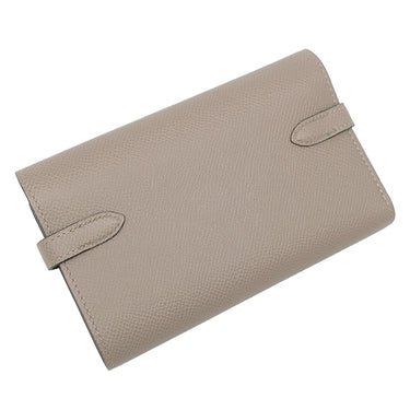 エルメス HERMES ケリーウォレット ミディアム グリアスファスト ヴォーエプソン 長財布 ゴールド金具 三つ折り