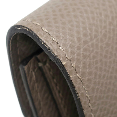 エルメス HERMES ケリーウォレット ミディアム グリアスファスト ヴォーエプソン 長財布 ゴールド金具 三つ折り