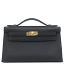 エルメス HERMES ポシェットケリー ミニ ブラック ヴォースイフト ハンドバッグ ゴールド金具 新品 未使用 黒 2025年製