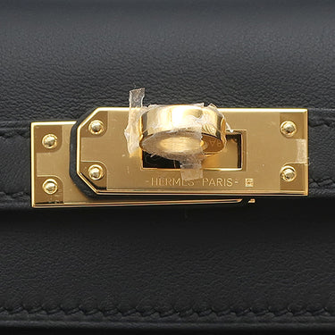 エルメス HERMES ポシェットケリー ミニ ブラック ヴォースイフト ハンドバッグ ゴールド金具 新品 未使用 黒 2025年製