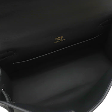 エルメス HERMES ポシェットケリー ミニ ブラック ヴォースイフト ハンドバッグ ゴールド金具 新品 未使用 黒 2025年製