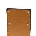 エルメス HERMES ケリードッグ ブラック×シルバー レザー メタル ブレスレット バングル 黒 SV金具