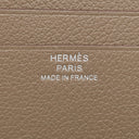 エルメス HERMES Hセリエ コンパクト エトゥープ エバーカラー 二つ折り財布 グレージュ 2024年製