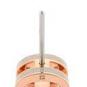 エルメス HERMES ポップアッシュ Hピアス ミニ マロングラッセ×ローズゴールド GP エナメル ピアス ピンクゴールド H型