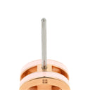エルメス HERMES ポップアッシュ Hピアス ミニ ローズドラジェ×ローズゴールド GP エナメル ピアス PG金具 Hモチーフ RG PG ピンク