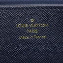 ルイヴィトン LOUIS VUITTON ジッピーウォレット M82468 ネイビー レザー モノグラムジャガード 長財布 ゴールド金具 ホログラフィック メタリック ラウンドファスナー