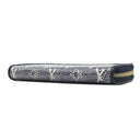 ルイヴィトン LOUIS VUITTON ジッピーウォレット M82468 ネイビー レザー モノグラムジャガード 長財布 ゴールド金具 ホログラフィック メタリック ラウンドファスナー