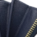 ルイヴィトン LOUIS VUITTON ジッピーウォレット M82468 ネイビー レザー モノグラムジャガード 長財布 ゴールド金具 ホログラフィック メタリック ラウンドファスナー