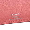エルメス HERMES プティ シュヴォー オリゾンタル ローズエテ×ルージュアッシュ×ブリック×ジョーヌアンプル エバーカラー ヴォーエプソン カードケース 馬モチーフ
