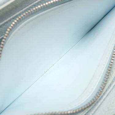 ルイヴィトン LOUIS VUITTON ジッピー ウォレット M69259 シーサイド エピレザー 長財布 シルバー金具 パステルブルー ラウンドジップ