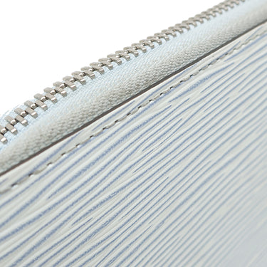 ルイヴィトン LOUIS VUITTON ジッピー ウォレット M69259 シーサイド エピレザー 長財布 シルバー金具 パステルブルー ラウンドジップ