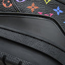 ルイヴィトン LOUIS VUITTON LV × TM LV トレイナー 1AJQCW ブラック×マルチカラー レザー #10 スニーカー 黒 村上隆