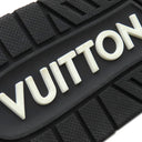 ルイヴィトン LOUIS VUITTON LV × TM LV トレイナー 1AJQCW ブラック×マルチカラー レザー #10 スニーカー 黒 村上隆
