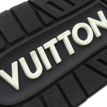 ルイヴィトン LOUIS VUITTON LV × TM LV トレイナー 1AJQCW ブラック×マルチカラー レザー #10 スニーカー 黒 村上隆