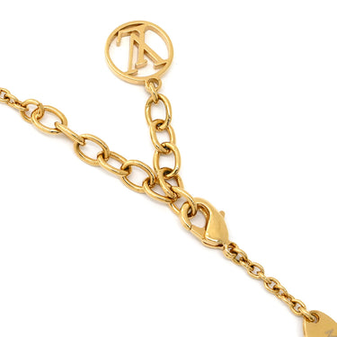 ルイヴィトン LOUIS VUITTON LV & Me イニシャルW M67180 ゴールド GP ブレスレット LVサークル