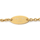 ルイヴィトン LOUIS VUITTON LV & Me イニシャルW M67180 ゴールド GP ブレスレット LVサークル