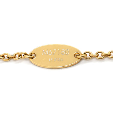 ルイヴィトン LOUIS VUITTON LV & Me イニシャルW M67180 ゴールド GP ブレスレット LVサークル