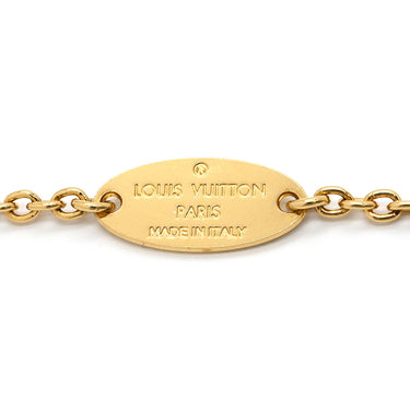 ルイヴィトン LOUIS VUITTON LV & Me イニシャルW M67180 ゴールド GP ブレスレット LVサークル