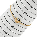 ルイヴィトン LOUIS VUITTON LV & Me イニシャルW M67180 ゴールド GP ブレスレット LVサークル