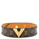 ルイヴィトン LOUIS VUITTON エッセンシャルV M6042 モノグラム メタル モノグラムキャンバス ブレスレット ゴールド金具 モノグラム