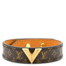 ルイヴィトン LOUIS VUITTON エッセンシャルV M6042 モノグラム メタル モノグラムキャンバス ブレスレット ゴールド金具 モノグラム