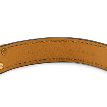 ルイヴィトン LOUIS VUITTON エッセンシャルV M6042 モノグラム メタル モノグラムキャンバス ブレスレット ゴールド金具 モノグラム