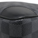 ルイヴィトン LOUIS VUITTON ポルトドキュマン ヴォワヤージュ N41125 ダミエグラフィット レザー ダミエグラフィットキャンバス ビジネスバッグ シルバー金具 鍵・パドロック・ネームタグ欠品