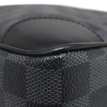 ルイヴィトン LOUIS VUITTON ポルトドキュマン ヴォワヤージュ N41125 ダミエグラフィット レザー ダミエグラフィットキャンバス ビジネスバッグ シルバー金具 鍵・パドロック・ネームタグ欠品