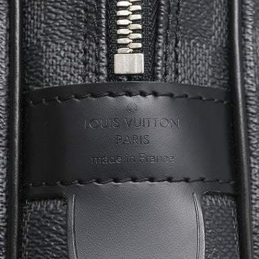 ルイヴィトン LOUIS VUITTON ポルトドキュマン ヴォワヤージュ N41125 ダミエグラフィット レザー ダミエグラフィットキャンバス ビジネスバッグ シルバー金具 鍵・パドロック・ネームタグ欠品