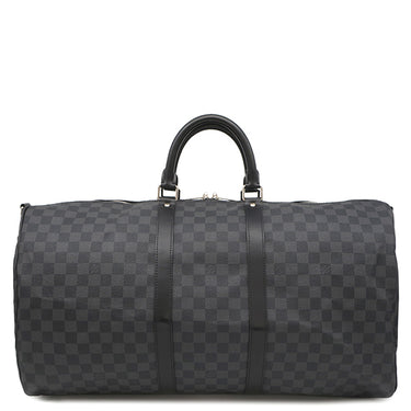 ルイヴィトン LOUIS VUITTON キーポル バンドリエール 55 N41413 ダミエグラフィット ダミエグラフィットキャンバス ボストンバッグ シルバー金具 タグ欠品