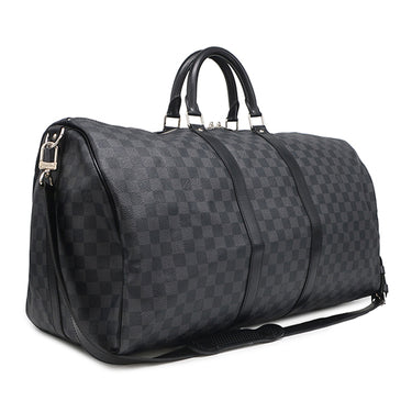 ルイヴィトン LOUIS VUITTON キーポル バンドリエール 55 N41413 ダミエグラフィット ダミエグラフィットキャンバス ボストンバッグ シルバー金具 タグ欠品